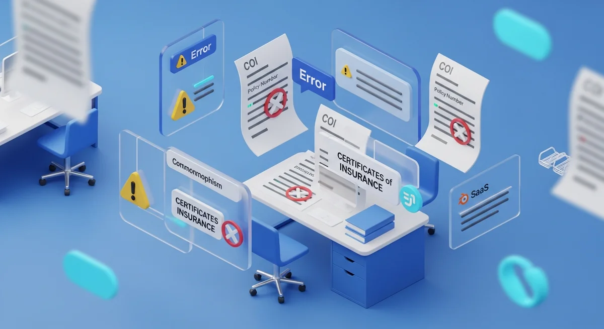 Common Mistakes on Certificates of Insurance