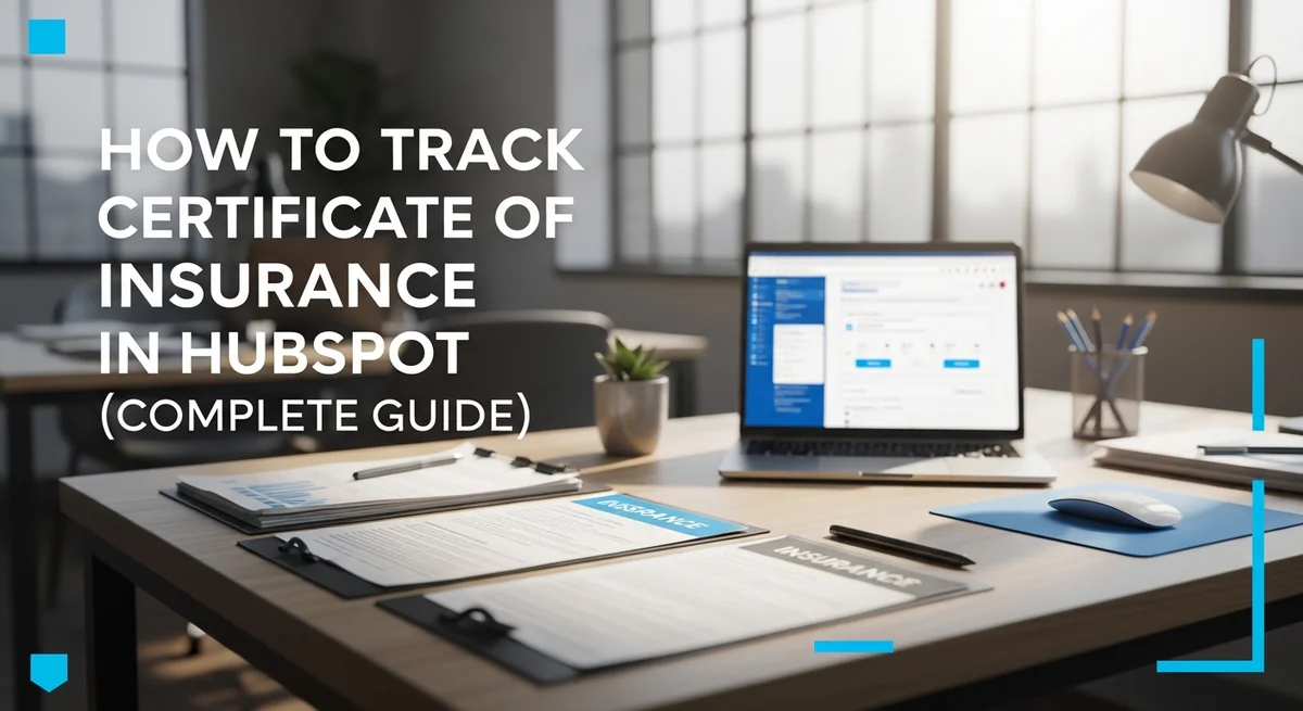 How to Track Certificate of Insurance in HubSpot (Complete Guide)