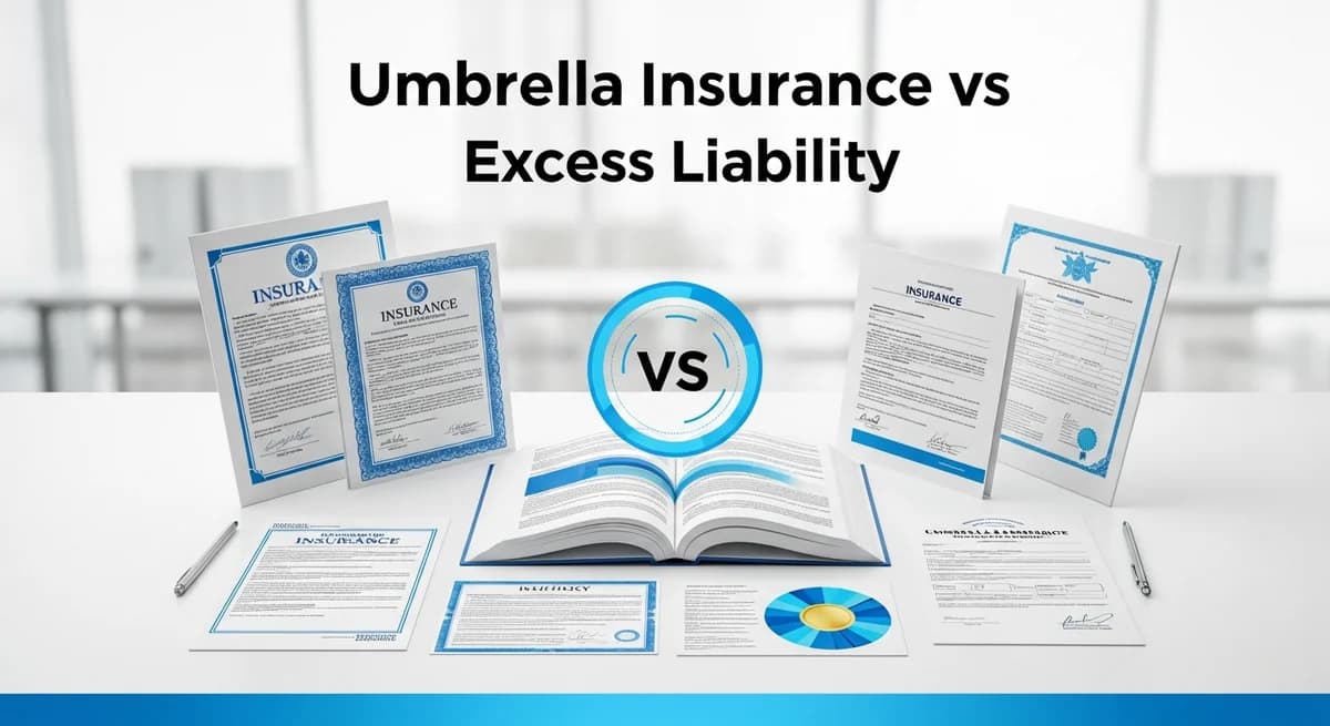 Umbrella Insurance vs Excess Liability Comparison